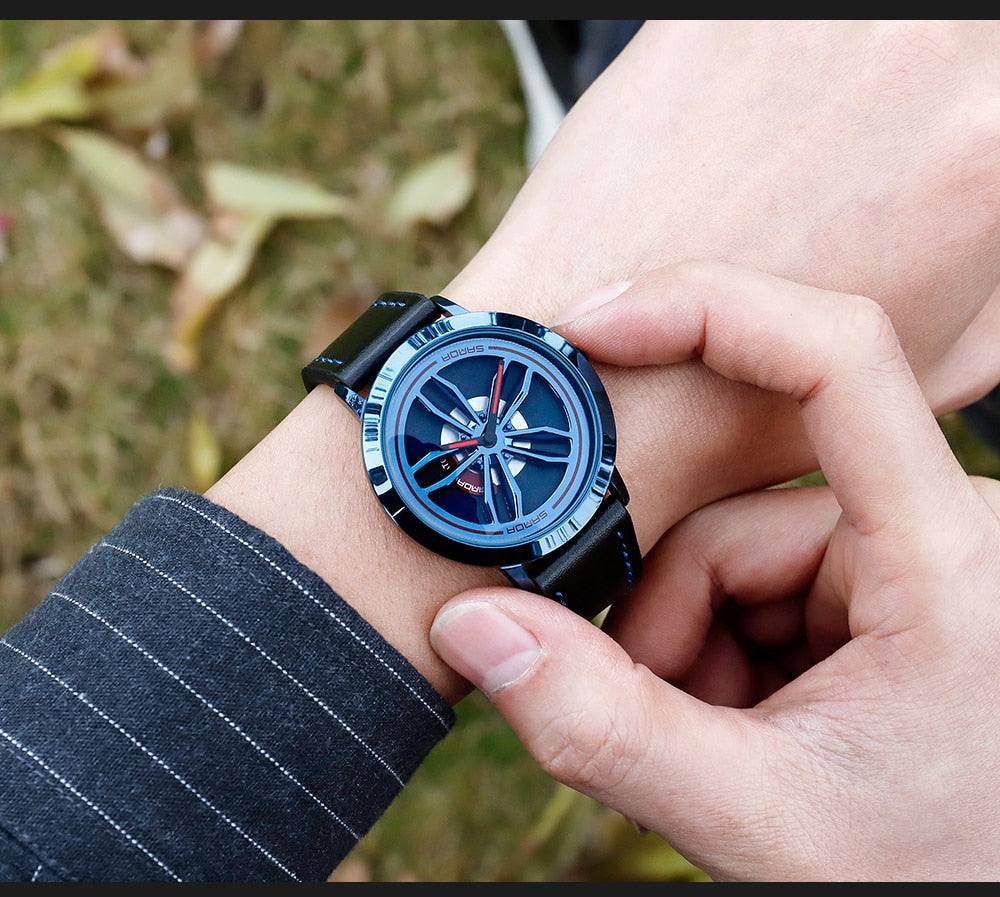 Rotating Car Wheel Wrist Watch for Men - Premium Watches from Dressmycell.com - Just $40.00! Shop now at Dressmycell.com Rotating Car Wheel Wrist Watch for Men - Premium Watches from Dressmycell.com - Just $40.00! Shop now at Dressmycell.com